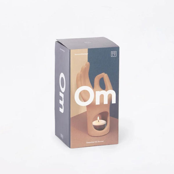 Packaging box of DOIY Om Meditation Hand Oil Burner