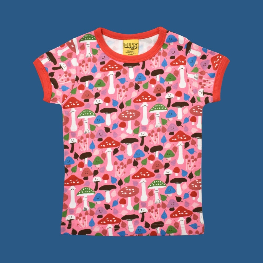Duns Pink Mushroom Kids' Short Sleeve Tee