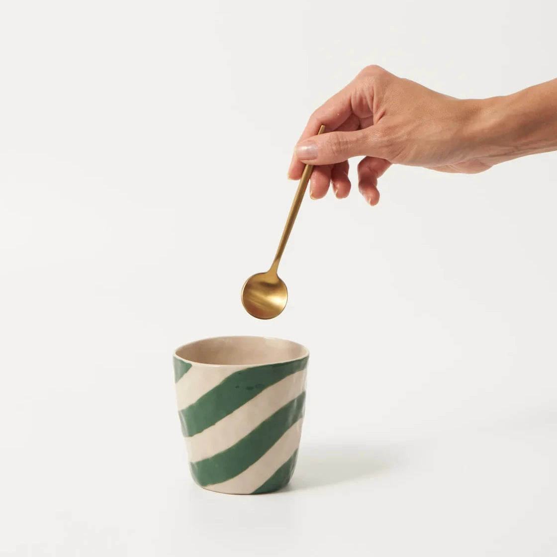 Jones & Co Cabana Stripe Tumbler - Green