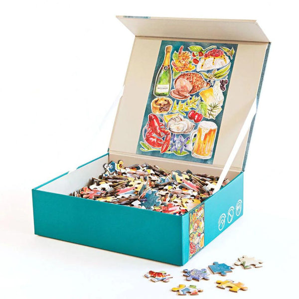 Journey of Something Pavlova and Prawns Jigsaw Puzzle opened box