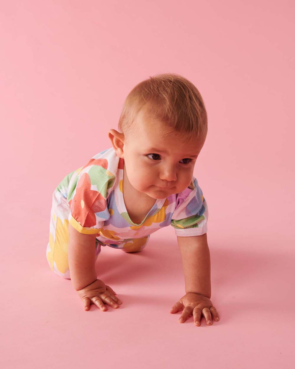 Kip & Co Paper Daisy Short Sleeve Romper