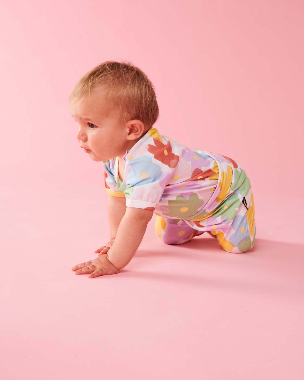 Kip & Co Paper Daisy Short Sleeve Romper