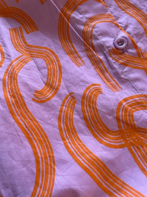 Close up of Origami Doll Fiona Squiggle Skirt