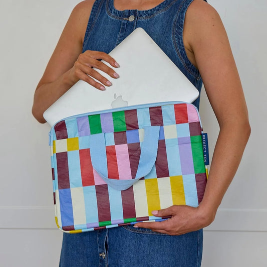 Project Ten Multi Stripe Laptop Case