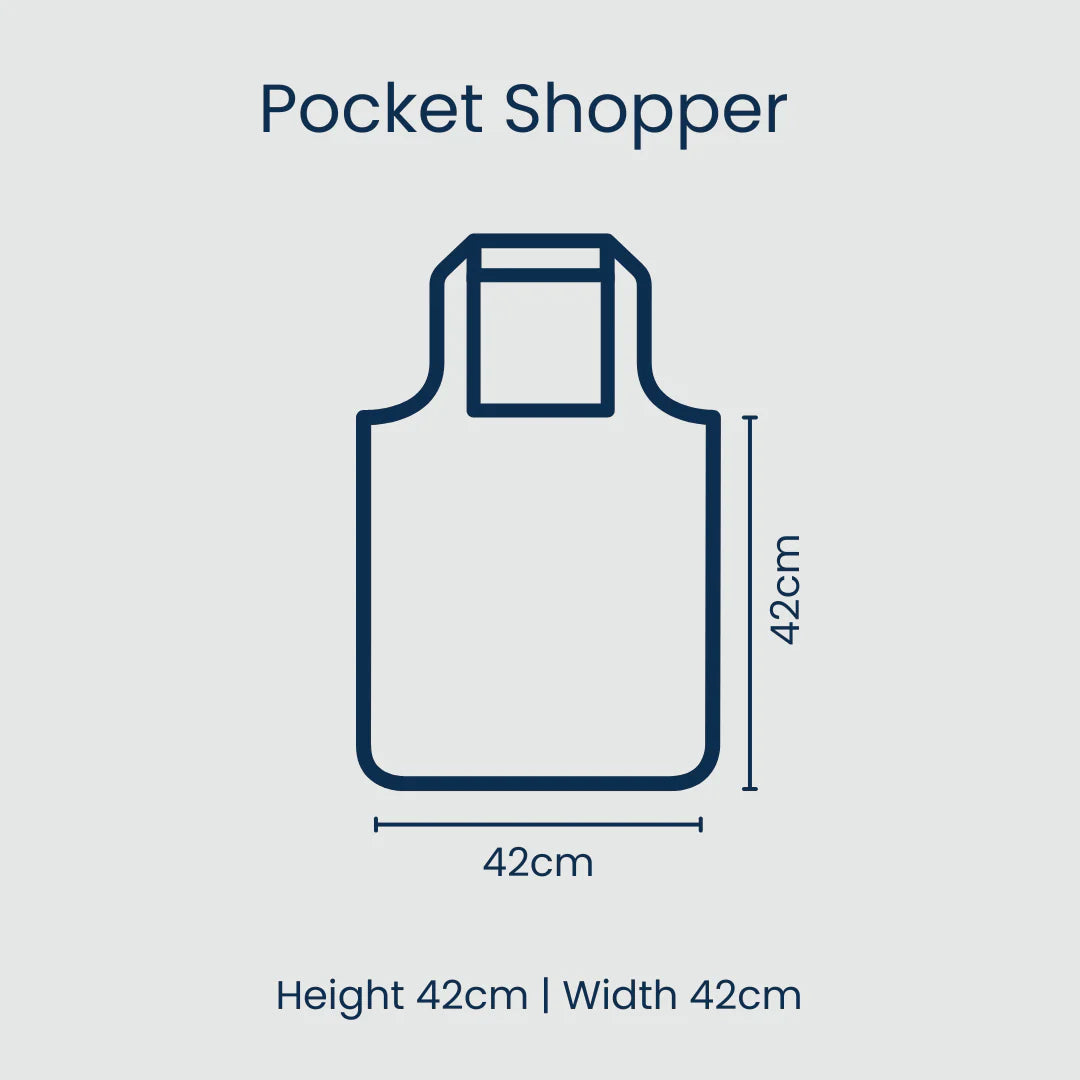 Project Ten Geo Floral Pocket Shopper