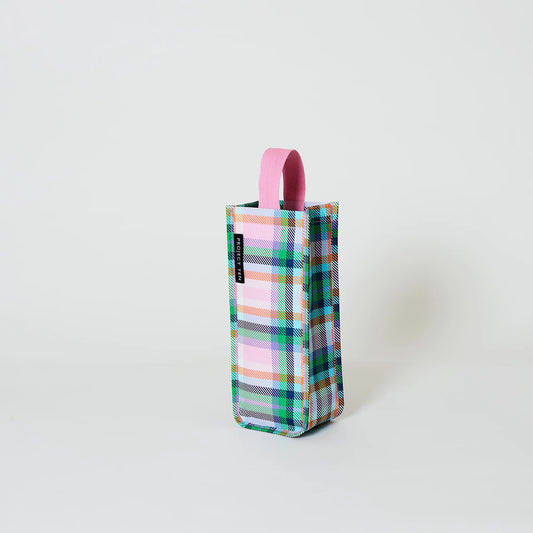 Project Ten Plaid Wine Bag