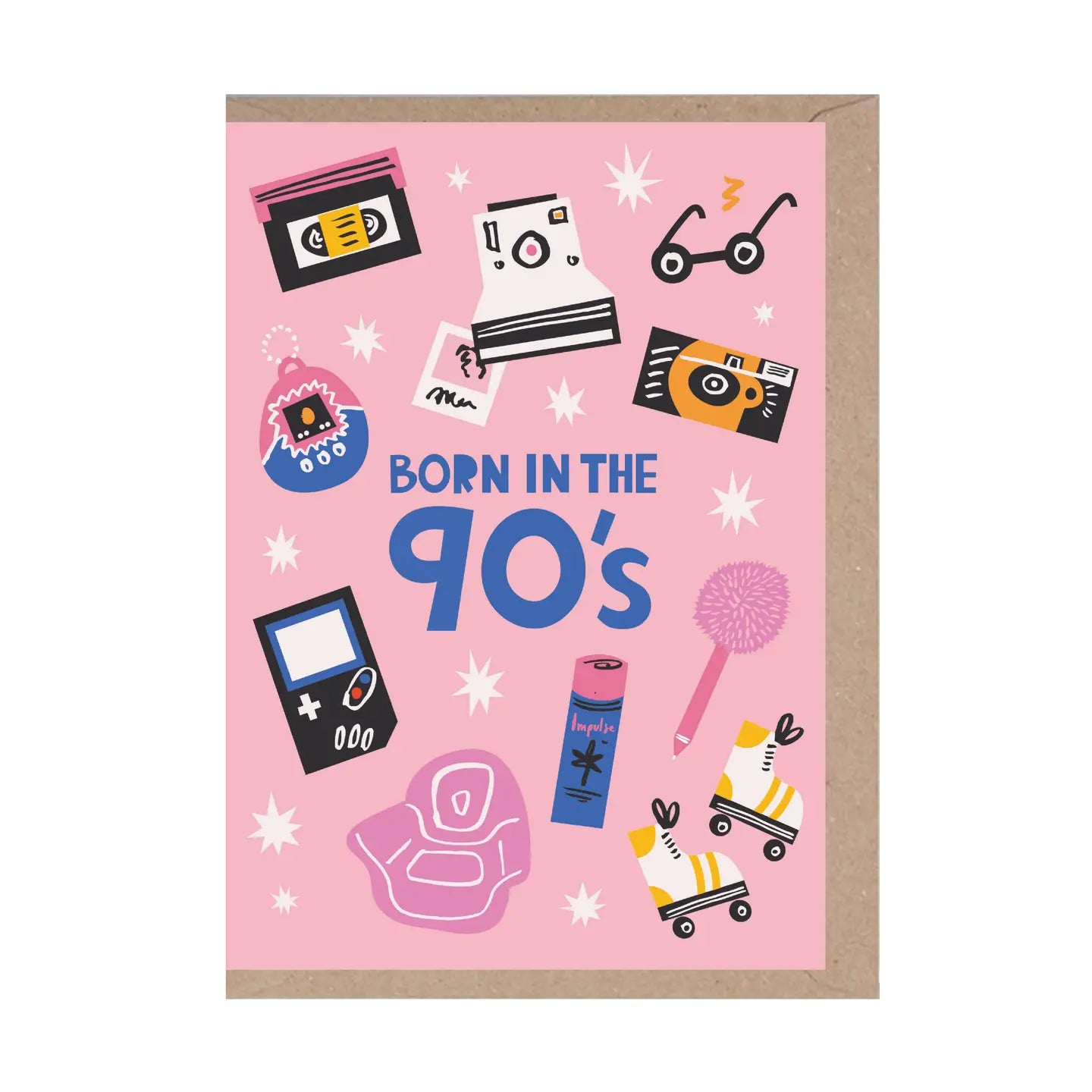 Rumble Cards Born in the 90s Birthday Card