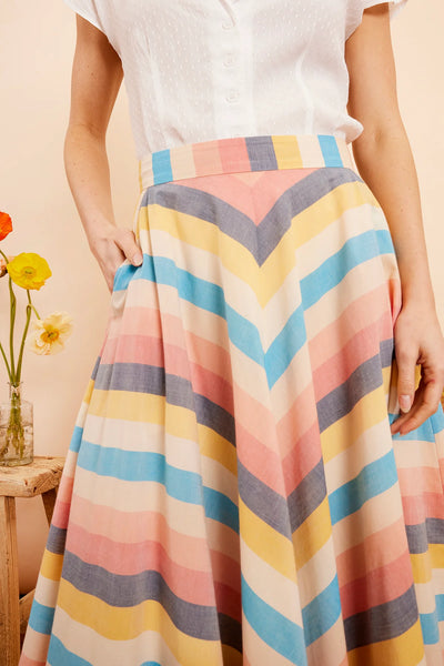 Emily & Fin Sandy Summer Stripe Skirt