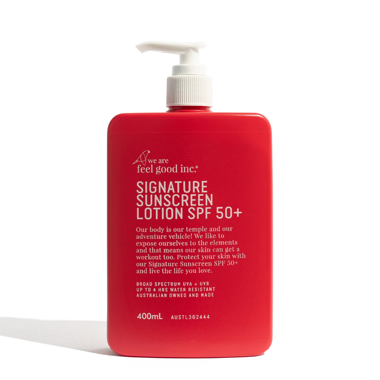 We Are Feel Good Inc Signature Sunscreen SPF50+ 400ml