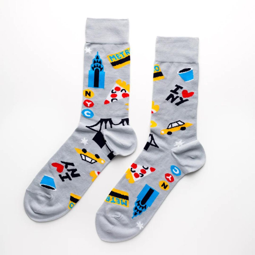 Yellow Owl Workshop New York Socks in Large.