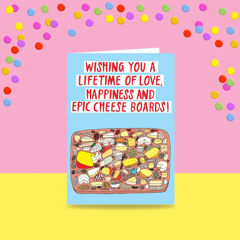 Able & Game Love, Happiness & Cheese Boards Card