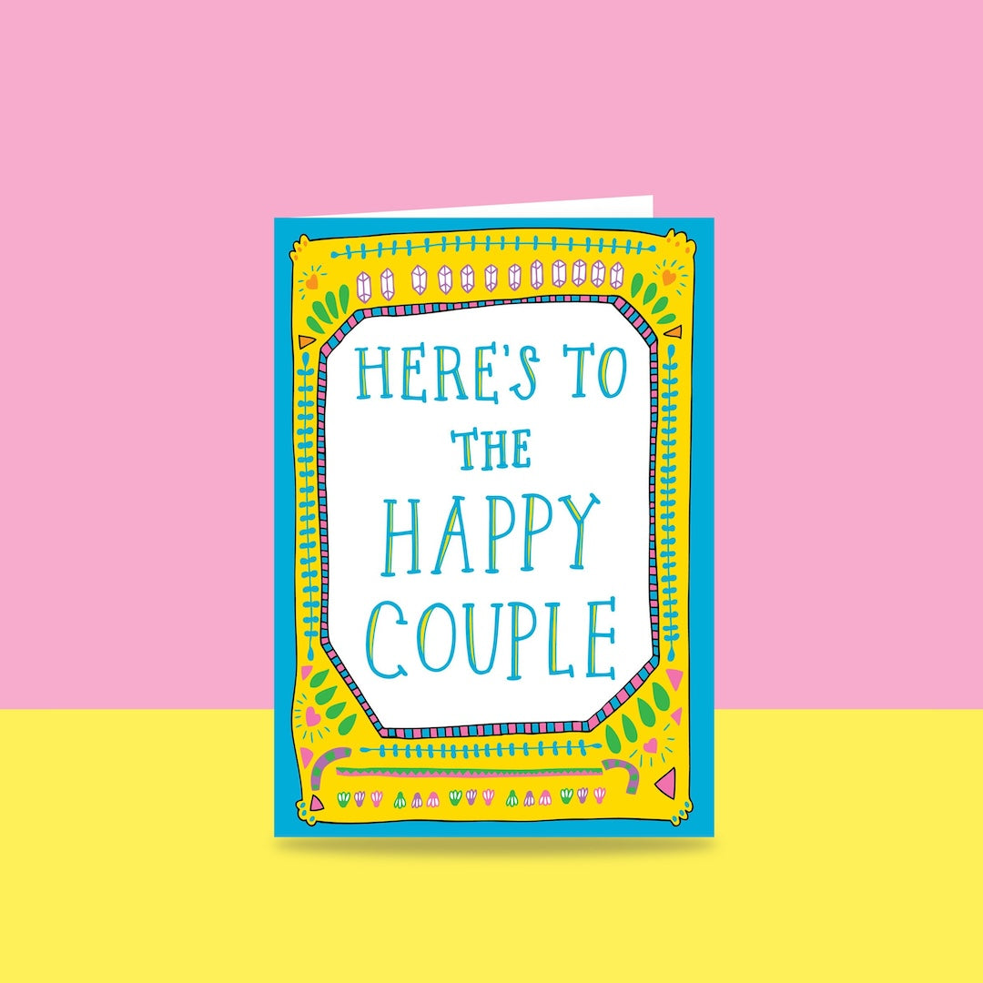 Able & Game Here's to the Happy Couple Card