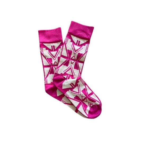 Afropop Shaka Pink Socks