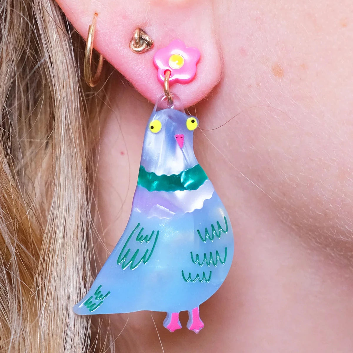 Bea Bellingham Pigeon Earrings