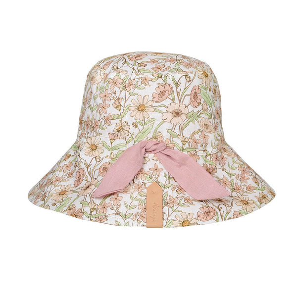Bedhead Vacationer Reversible Adult Sun Hat - Poppy / Rosa