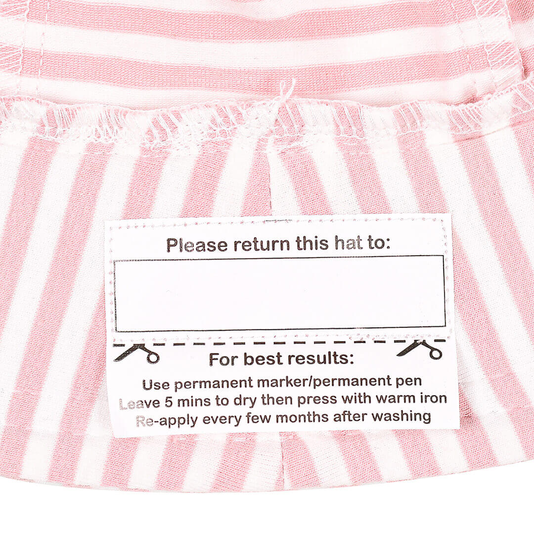 Bedhead Pink Stripe Bucket Hat