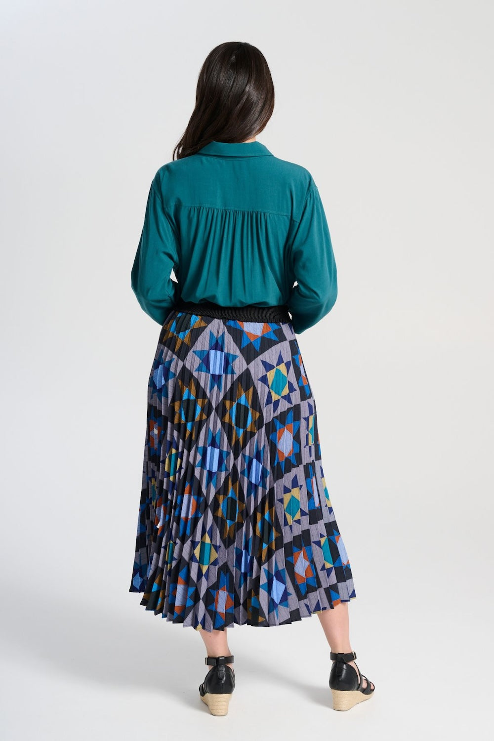 Olga de Polga Veda Night Pleated Skirt