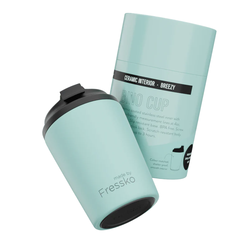Fressko Ceramic Interior Bino Reusable Coffee Cup - 8oz