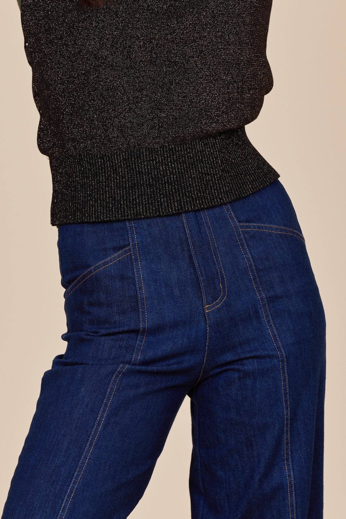 Frock Me Out Lurex Knit - Black