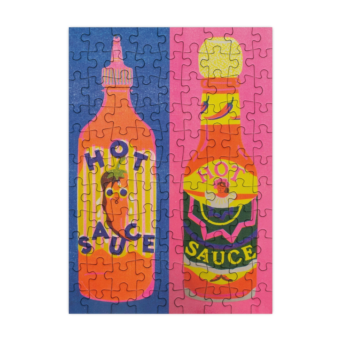 Happily Puzzles Hot Sauce 99 Piece Mini Jigsaw Puzzle