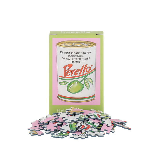 Happily Puzzles Olives 99 Piece Mini Jigsaw Puzzle