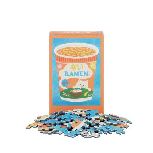 Happily Puzzles Ramen 99 Piece Mini Jigsaw Puzzle