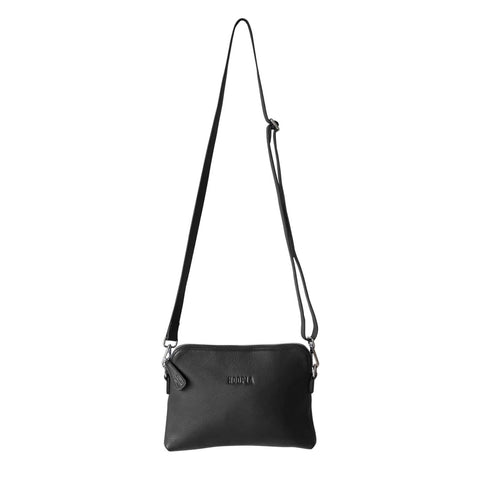Hoopla Mini Cross Body Slouch Bag - Black
