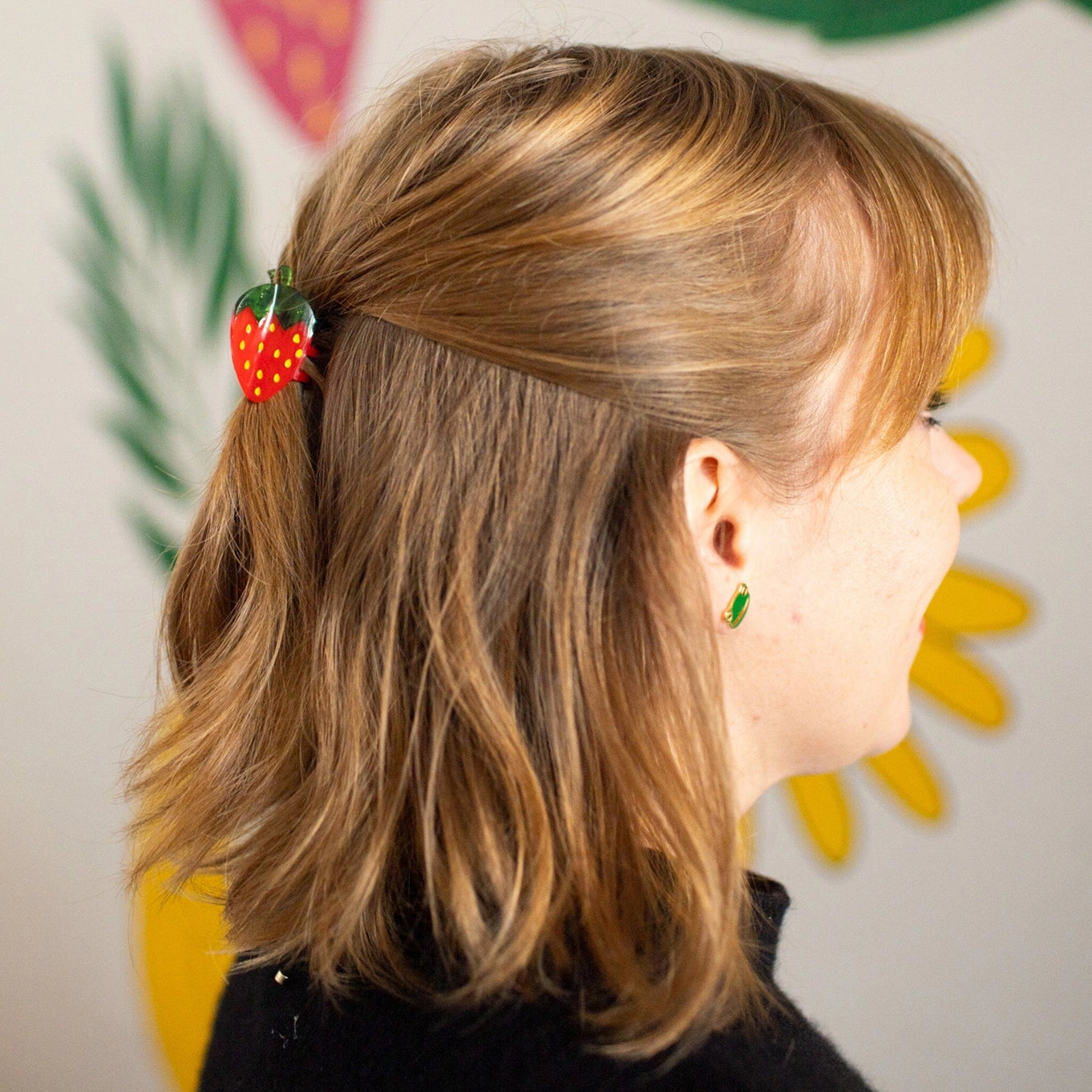 Jenny Lemons Mini Strawberry Hair Claw