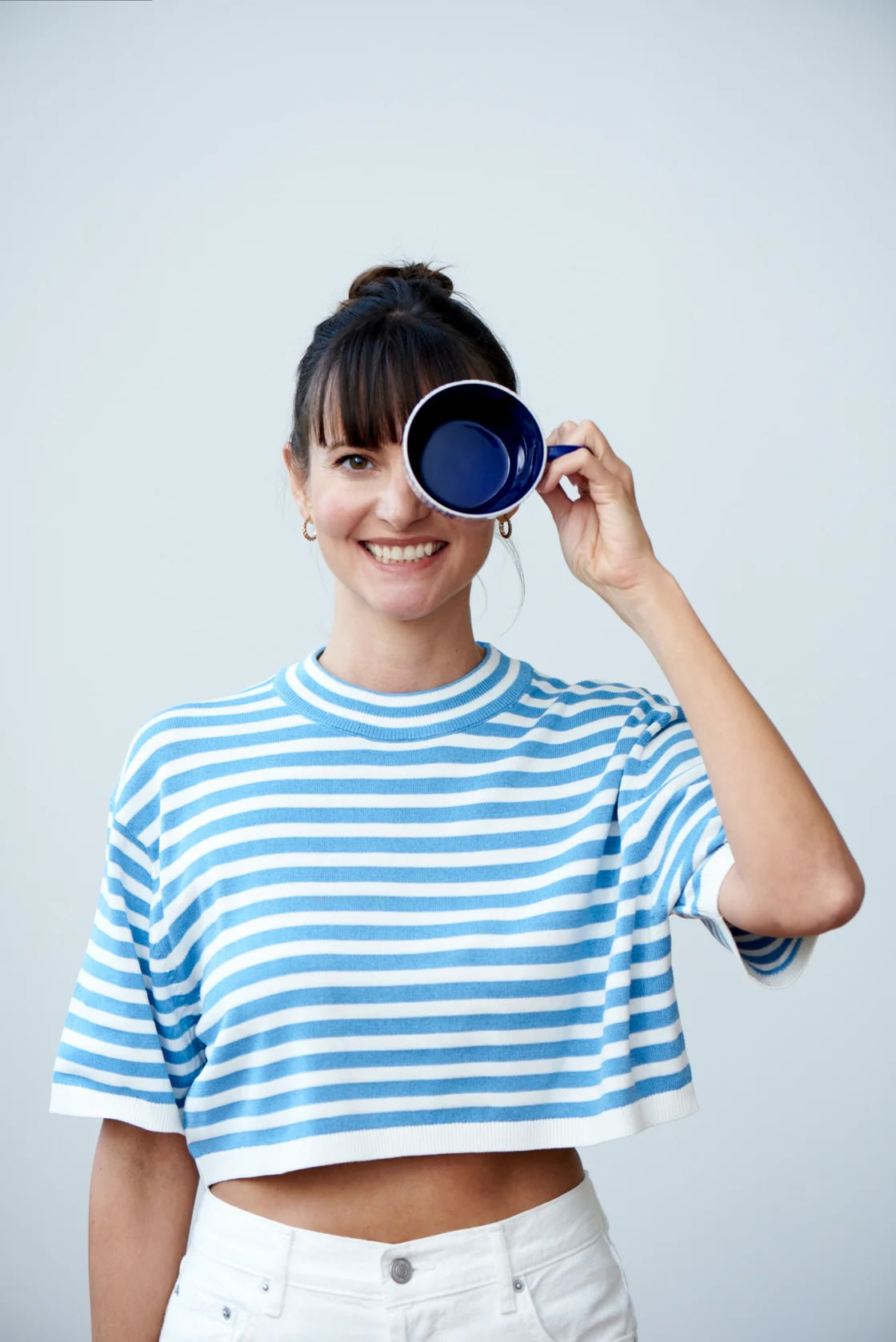 Jones & Co Chino Mug - Blue Weave