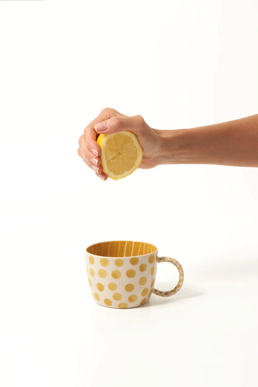 Jones & Co Chino Mug - Mustard Dot