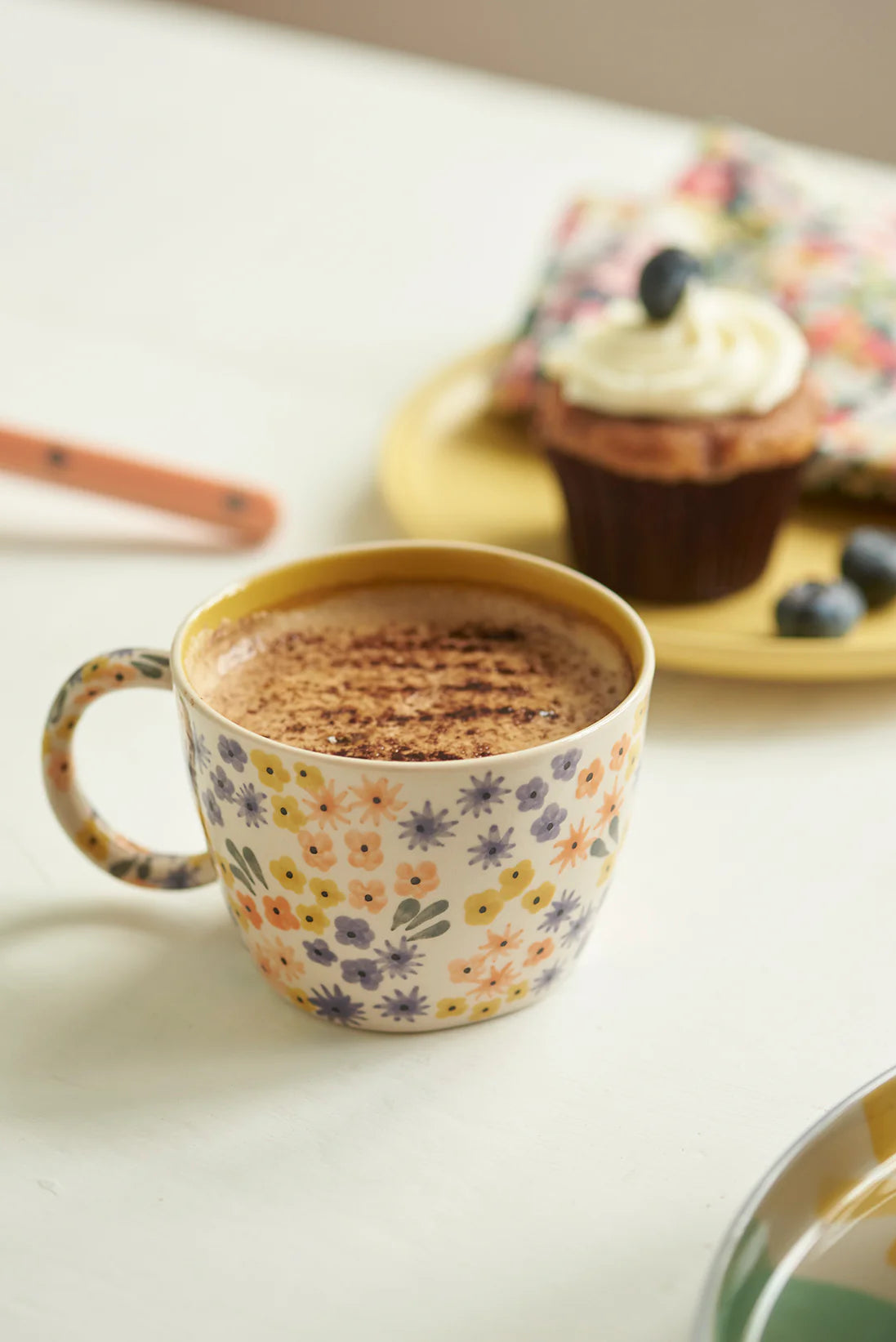 Jones & Co Ditsy Mug - Chartreuse