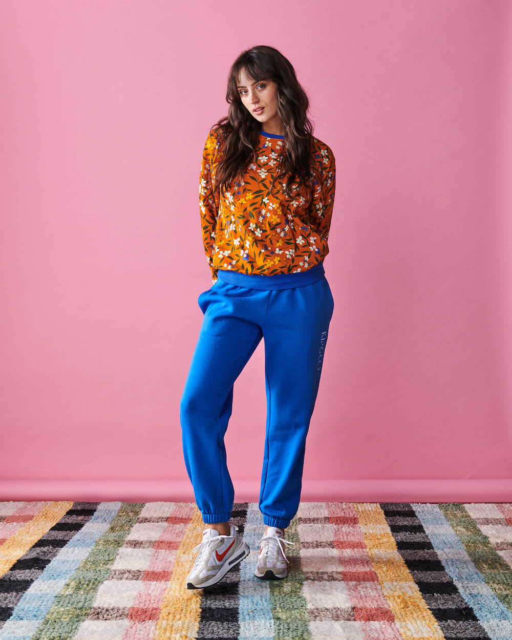 Kip & Co Canopy Adult Organic Cotton Sweater worn by a model