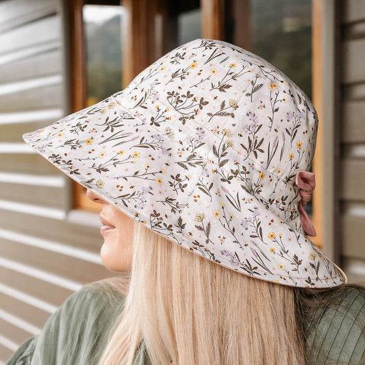 Bedhead Vacationer Reversible Adult Sun Hat - Provence