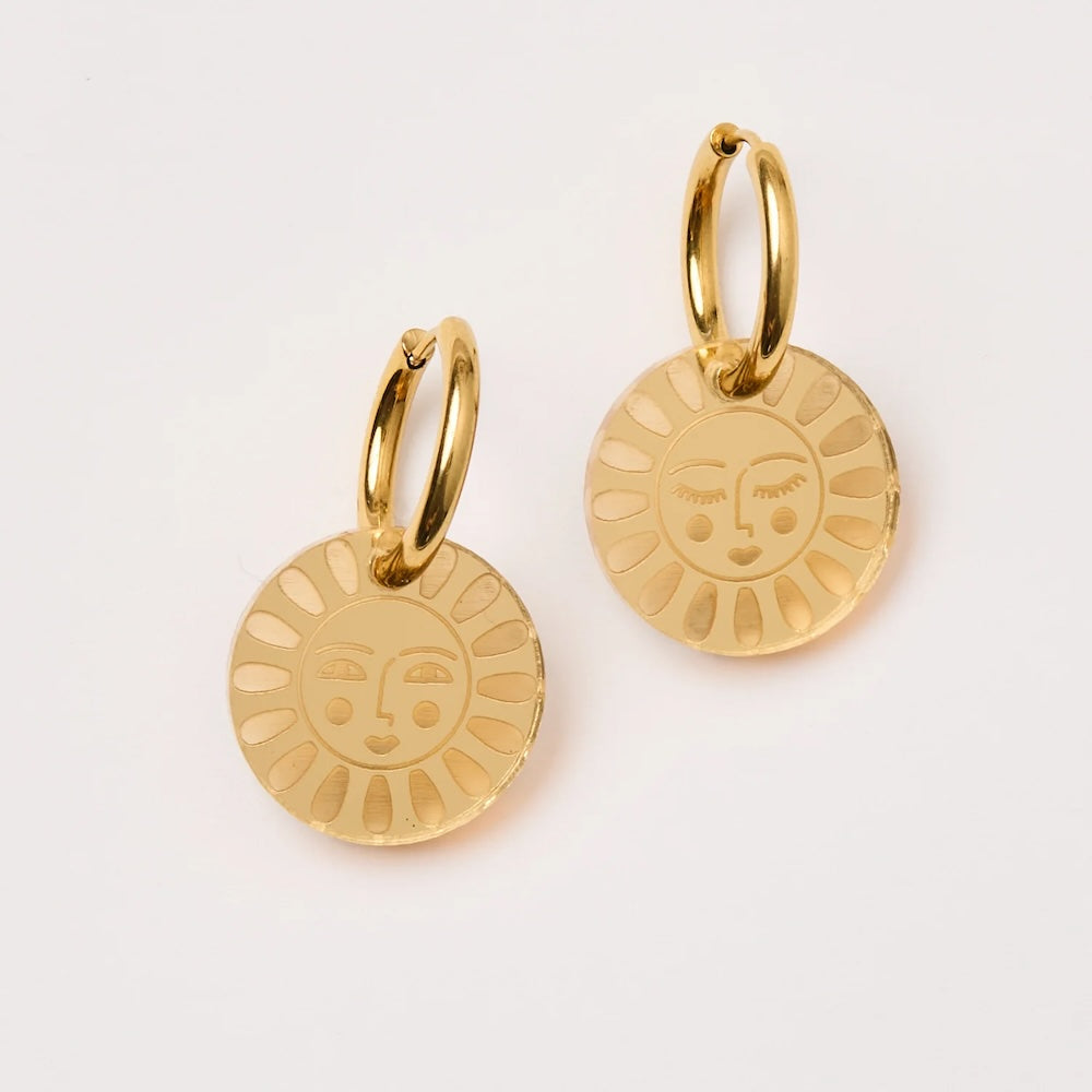 Martha Jean Blossom Bright & Shy Earrings - Gold