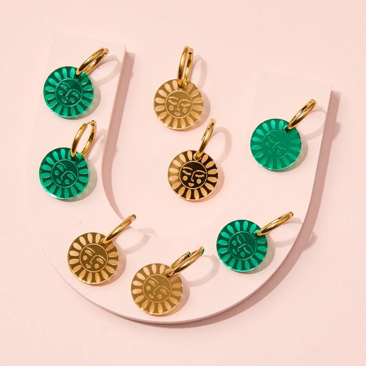 Martha Jean Blossom Bright & Shy Earrings - Green