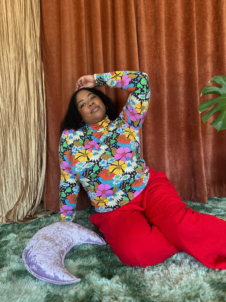 Nooworks Cosmic Floral Turtleneck