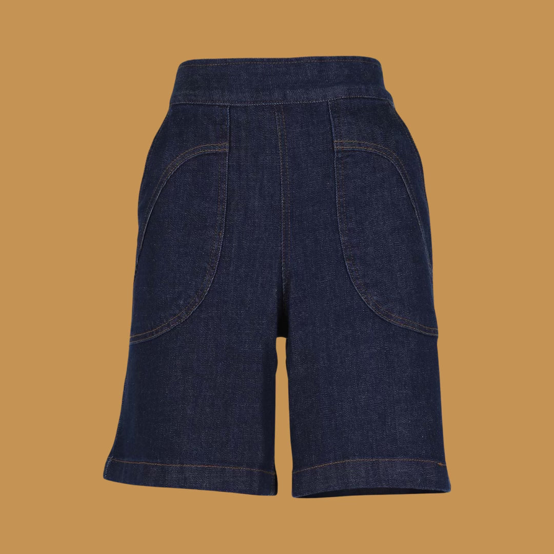 Olga de Polga Peggy Denim Shorts - Indigo Wash