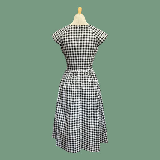 Origami Doll Life is a Picnic Dress - Check