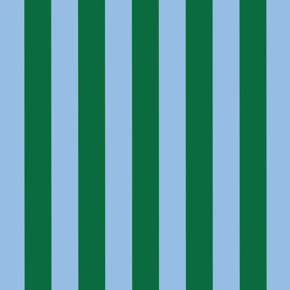 Project Ten Green Blue Stripe Mini Insulated Tote