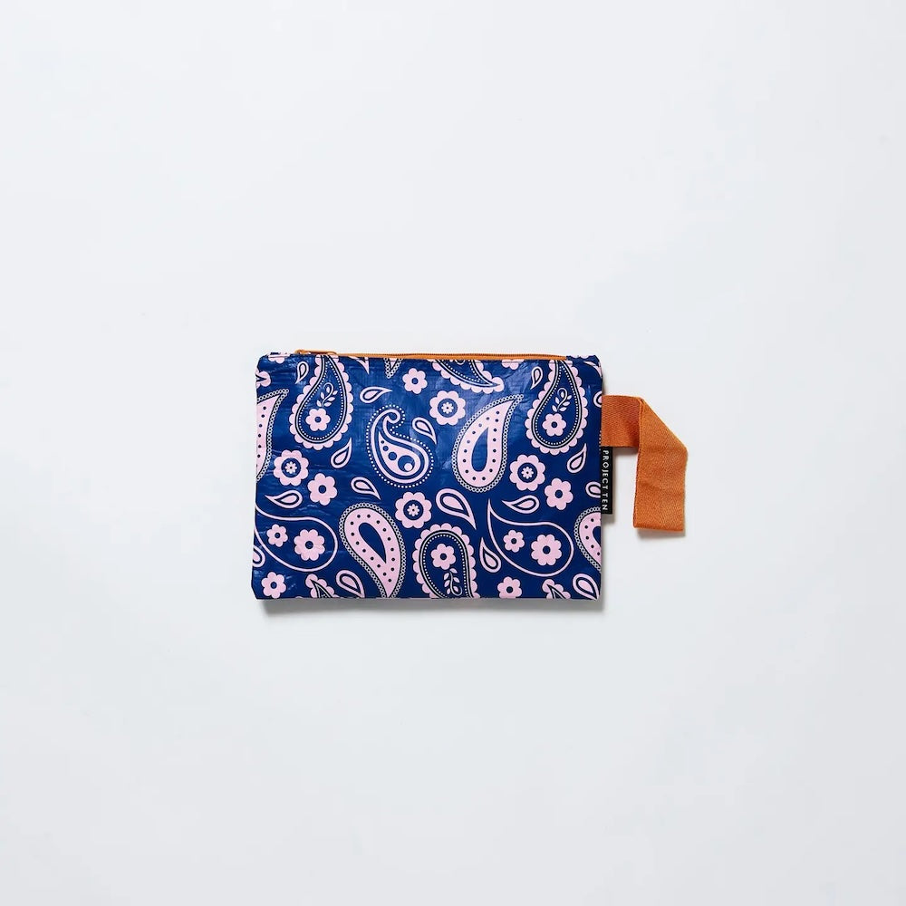 Project Ten Paisley Mini Zip Pouch