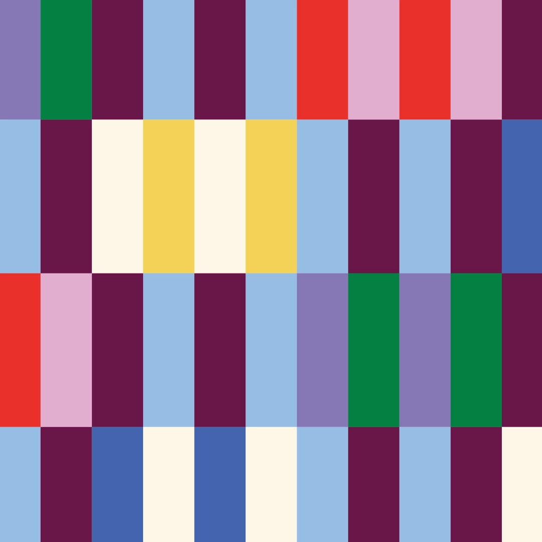 Project Ten Multi Stripe Tiny Pouch