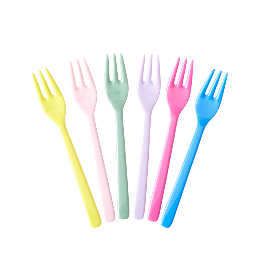 Rice Cake Forks - Brights - Bundle of 6