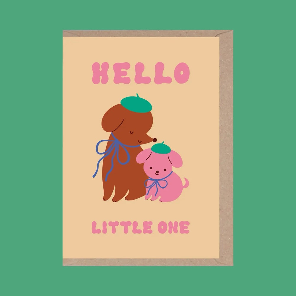 Rumble Cards Hello Little One Dogs Card