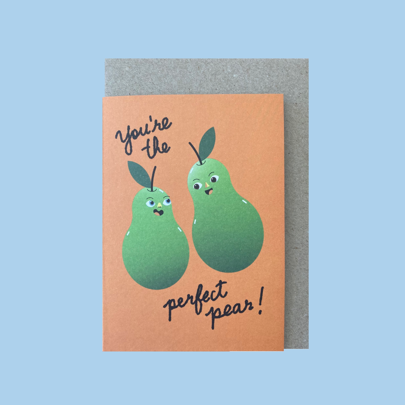 Snail Mail Paper Goods X Lisa Max Perfect Pear Card