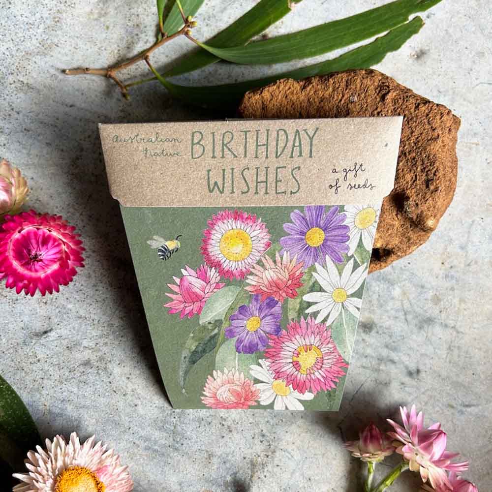 Sow 'n' Sow A Gift of Seeds - Birthday Wishes Australian Natives