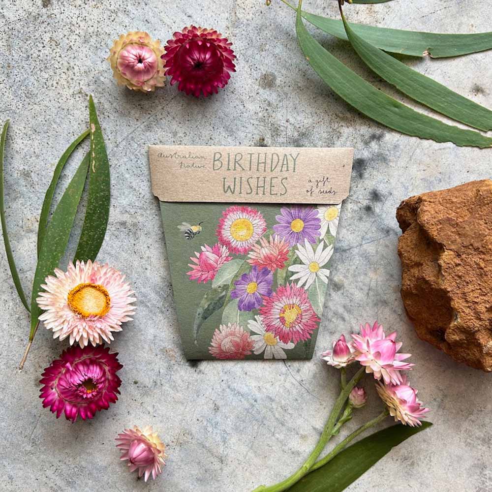 Sow 'n' Sow A Gift of Seeds - Birthday Wishes Australian Natives