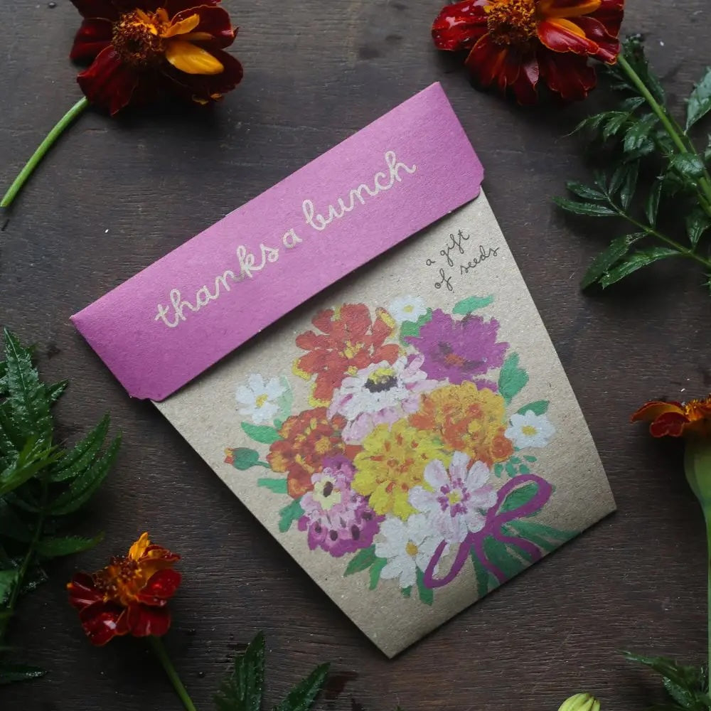 Sow 'n' Sow A Gift of Seeds - Thanks a Bunch