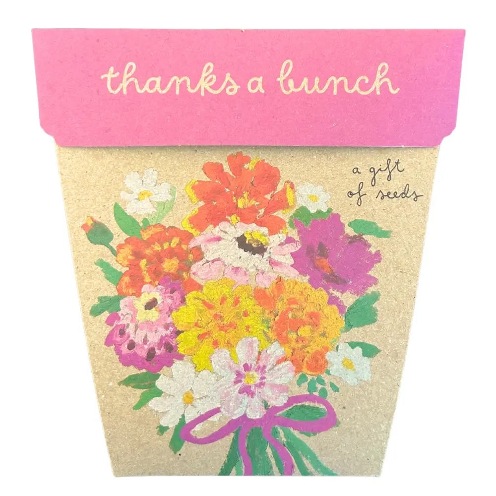 Sow 'n' Sow A Gift of Seeds - Thanks a Bunch