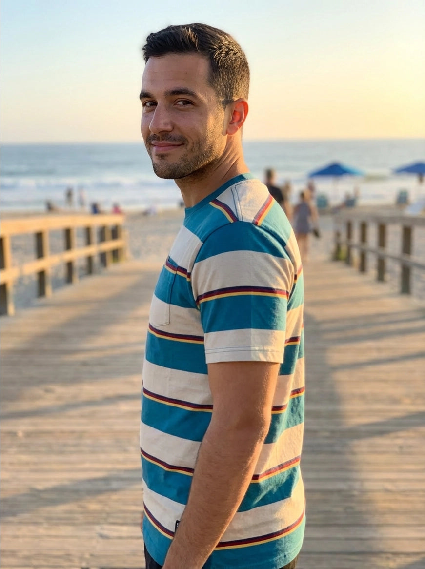 Station Stripes Rightly Stripe Tee