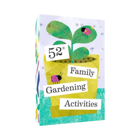 52 Family Gardening Activities deck of cards